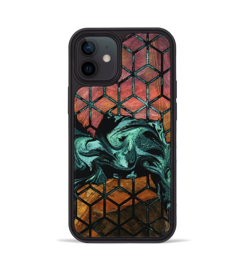 iPhone 12 Wood Phone Case - Demario (Pattern, 801332)