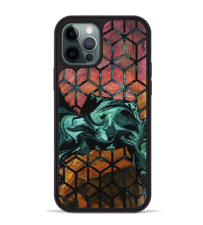 iPhone 12 Pro Max Wood Phone Case - Demario (Pattern, 801332)