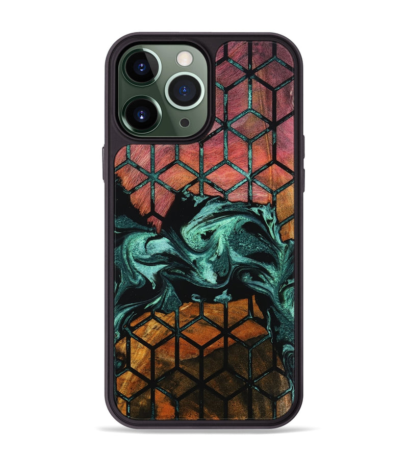 iPhone 13 Pro Max Wood Phone Case - Demario (Pattern, 801332)