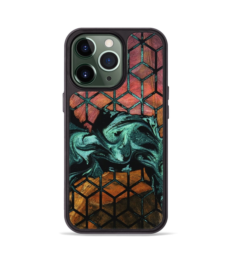 iPhone 13 Pro Wood Phone Case - Demario (Pattern, 801332)