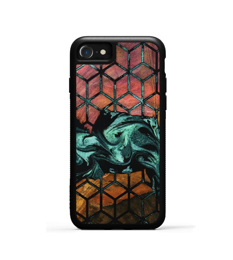 iPhone SE Wood Phone Case - Demario (Pattern, 801332)