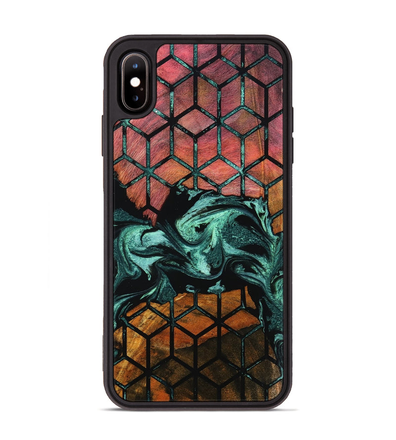 iPhone Xs Max Wood Phone Case - Demario (Pattern, 801332)