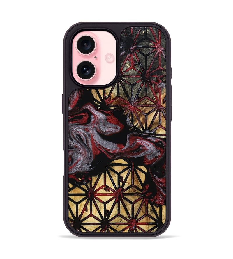iPhone 16 Wood Phone Case - Casen (Pattern, 801333)