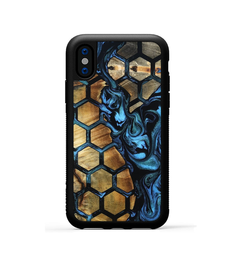iPhone Xs Wood Phone Case - Elliana (Pattern, 801335)