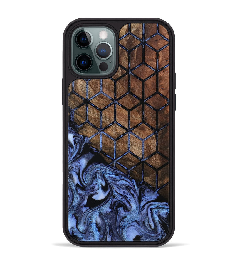 iPhone 12 Pro Max Wood Phone Case - Mason (Pattern, 801337)