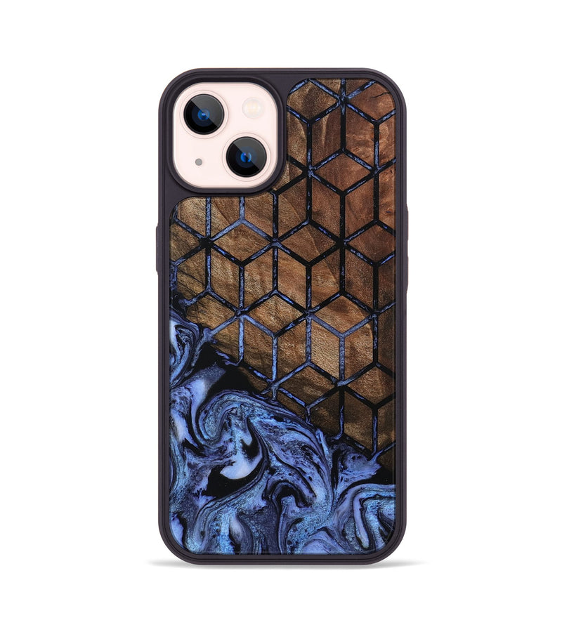 iPhone 14 Wood Phone Case - Mason (Pattern, 801337)