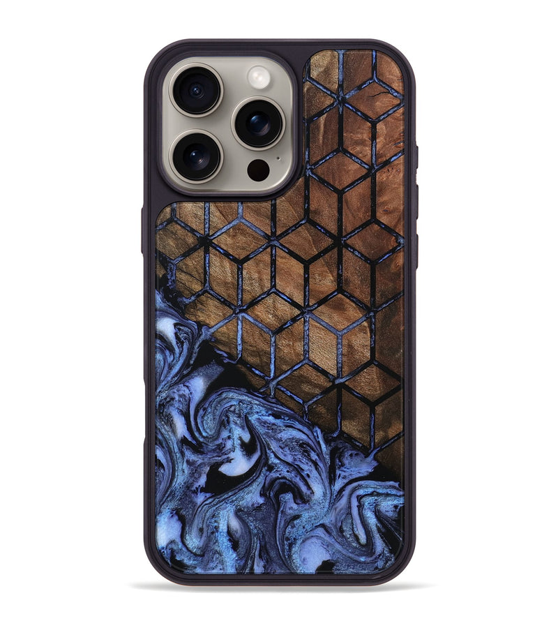 iPhone 16 Pro Max Wood Phone Case - Mason (Pattern, 801337)