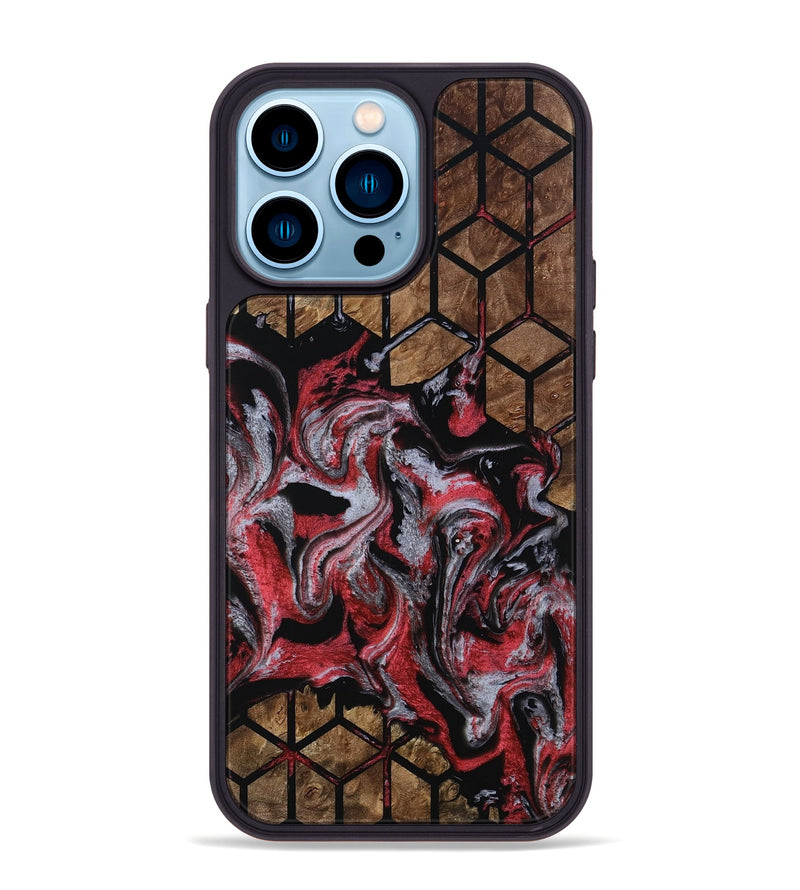 iPhone 14 Pro Max Wood Phone Case - Horace (Pattern, 801339)