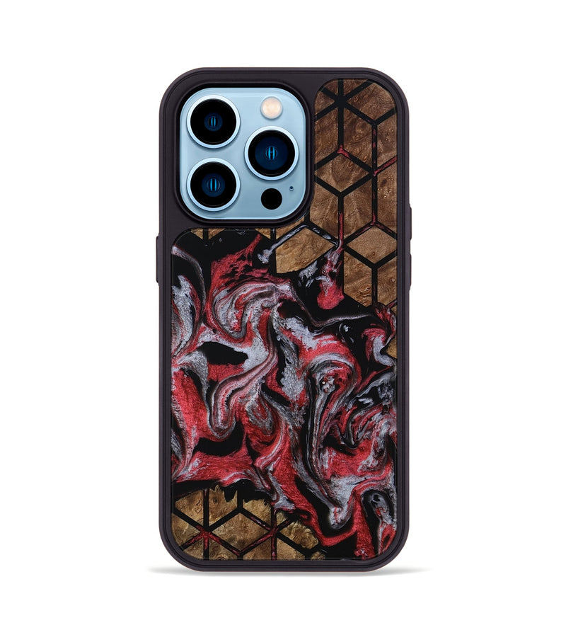 iPhone 14 Pro Wood Phone Case - Horace (Pattern, 801339)