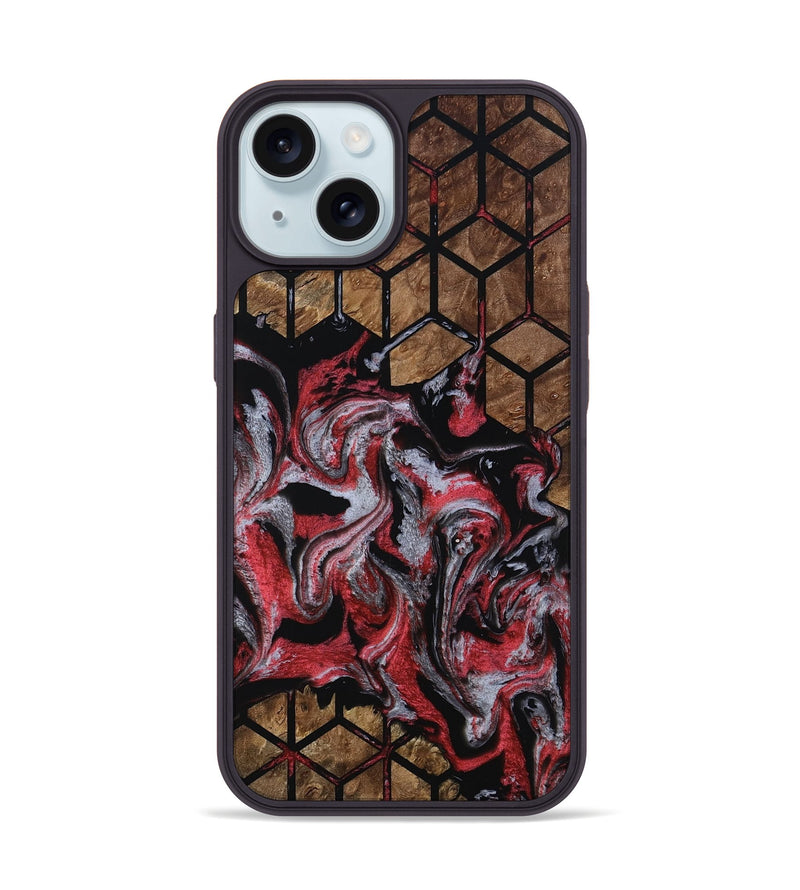 iPhone 15 Wood Phone Case - Horace (Pattern, 801339)