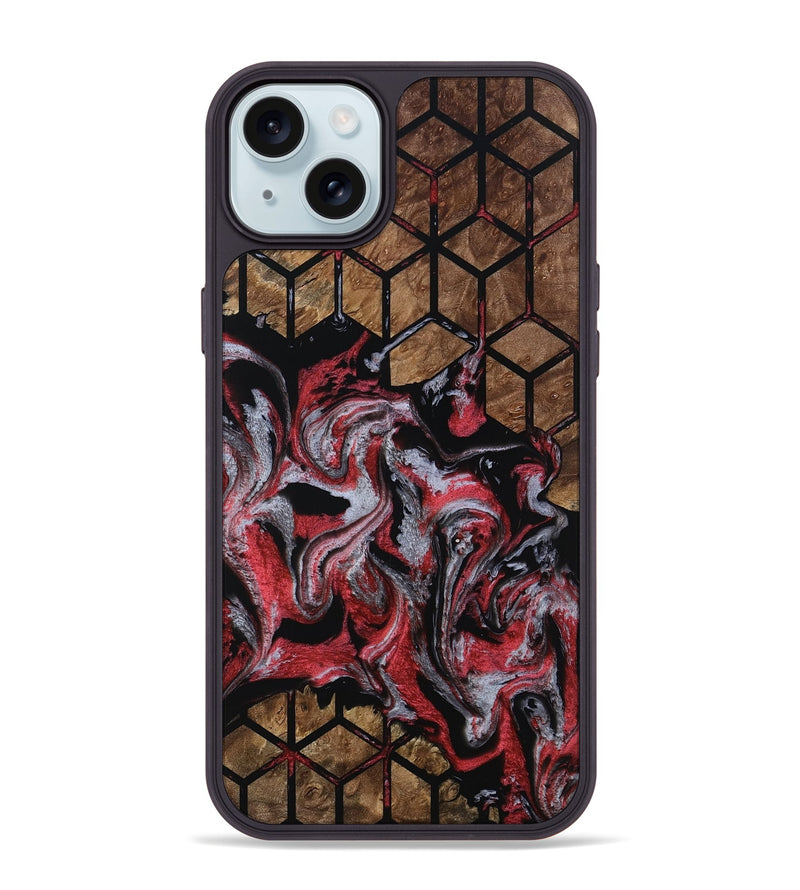 iPhone 15 Plus Wood Phone Case - Horace (Pattern, 801339)