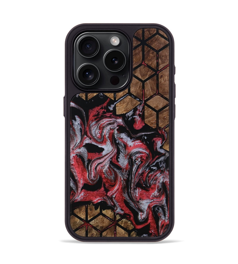 iPhone 15 Pro Wood Phone Case - Horace (Pattern, 801339)