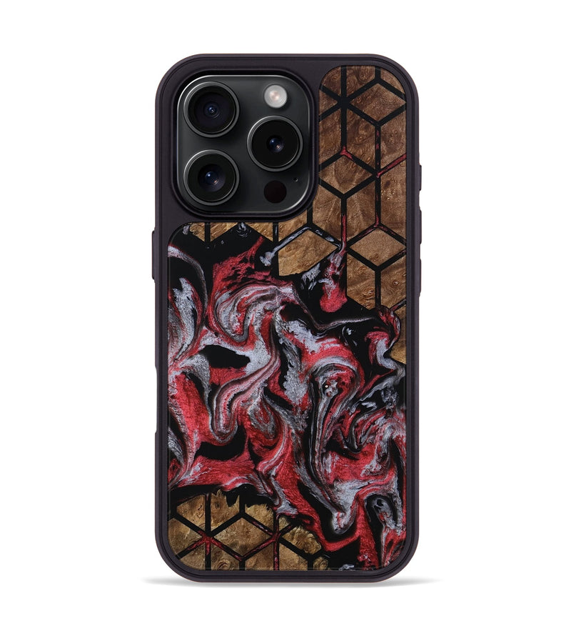 iPhone 16 Pro Wood Phone Case - Horace (Pattern, 801339)