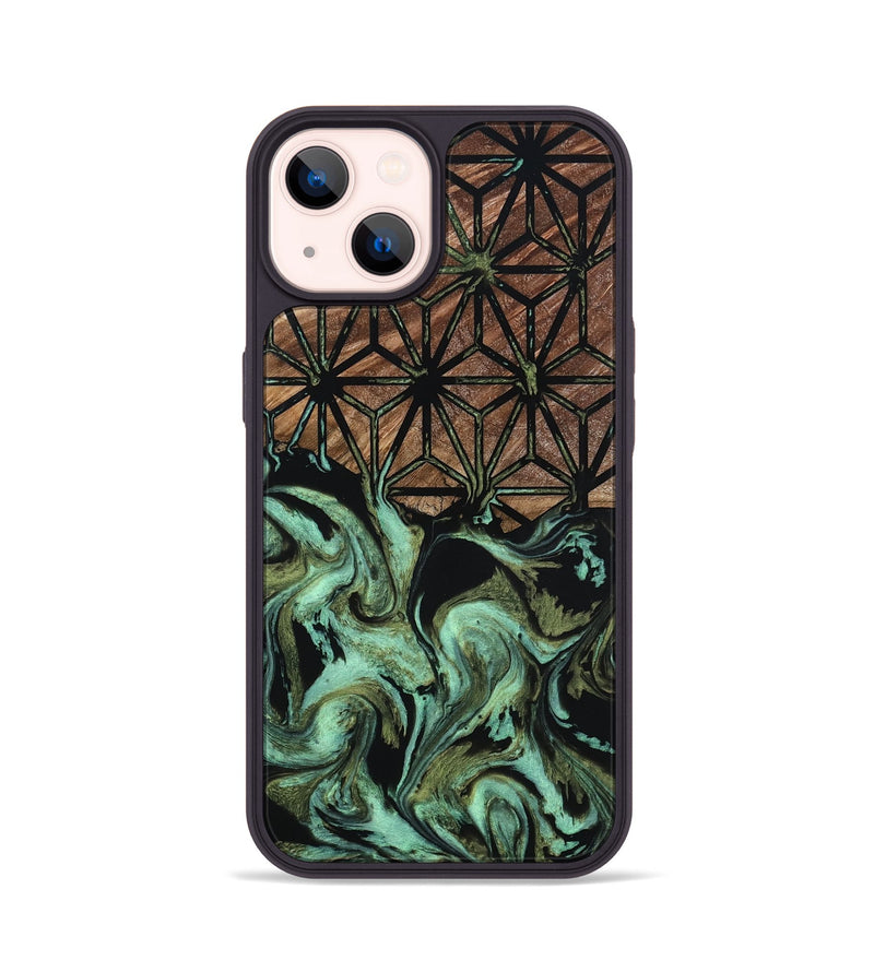 iPhone 14 Wood Phone Case - Ronny (Pattern, 801340)