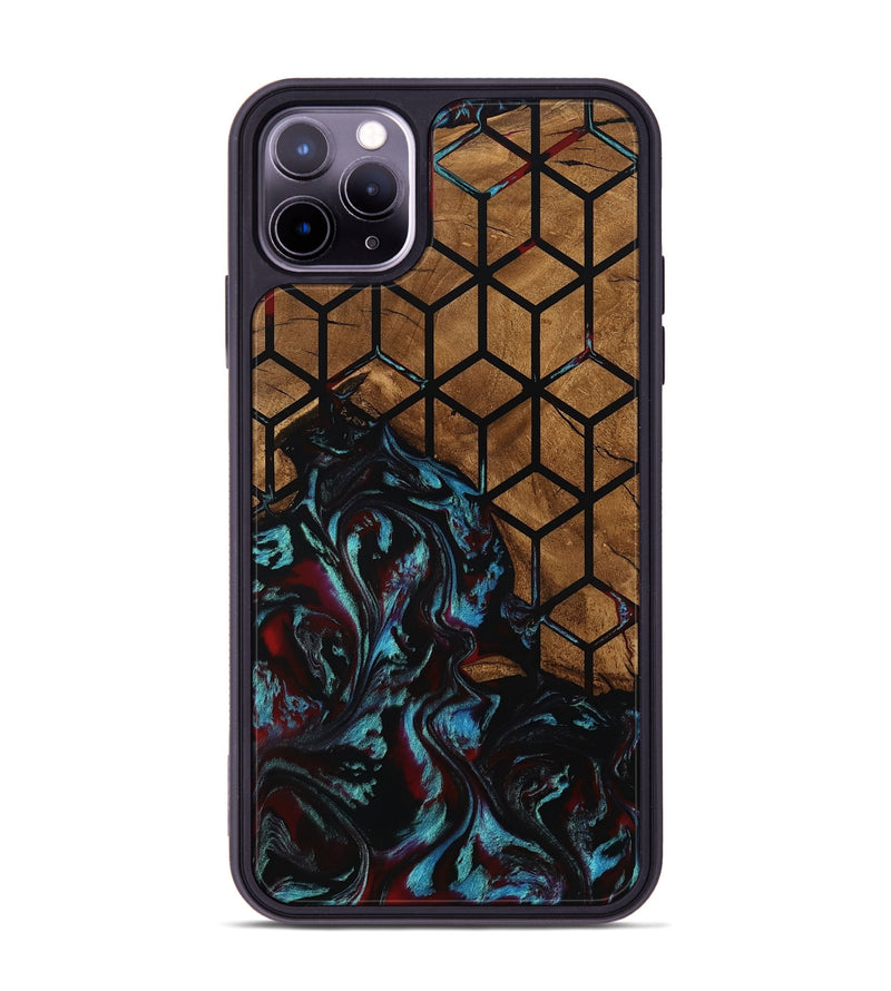 iPhone 11 Pro Max Wood Phone Case - Myrna (Pattern, 801341)