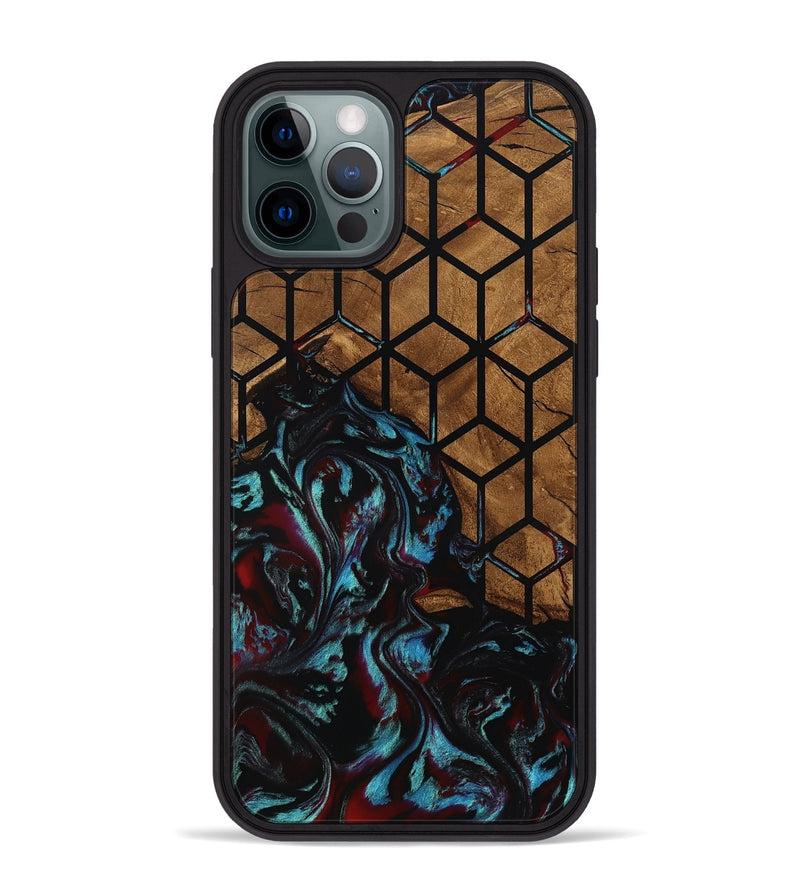 iPhone 12 Pro Max Wood Phone Case - Myrna (Pattern, 801341)