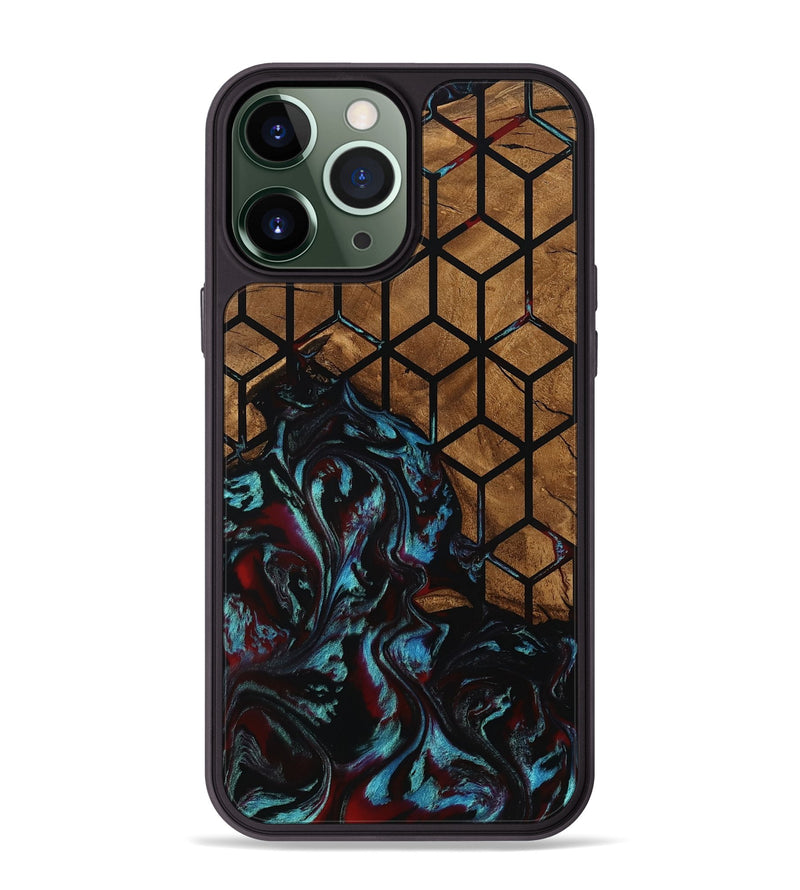 iPhone 13 Pro Max Wood Phone Case - Myrna (Pattern, 801341)