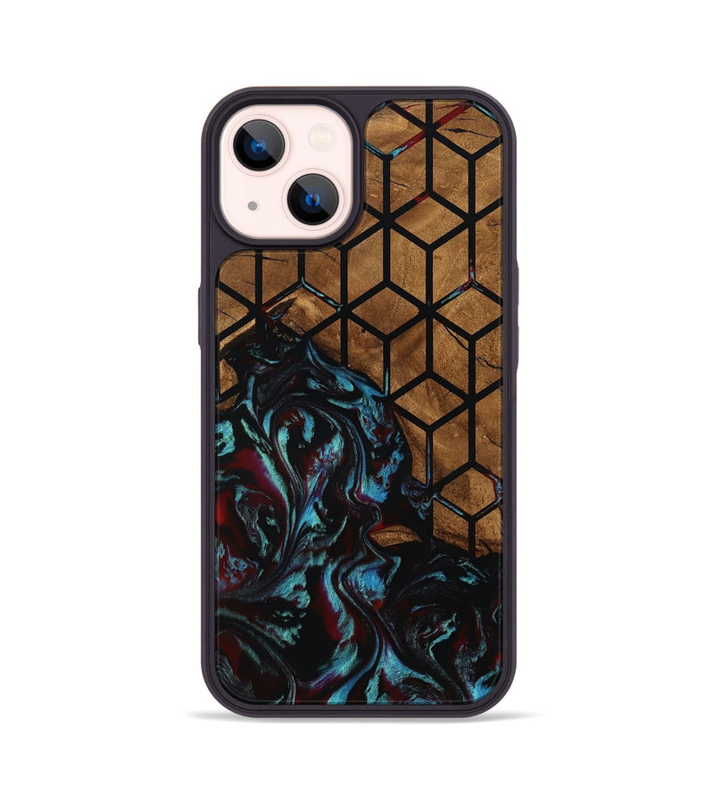 iPhone 14 Wood Phone Case - Myrna (Pattern, 801341)