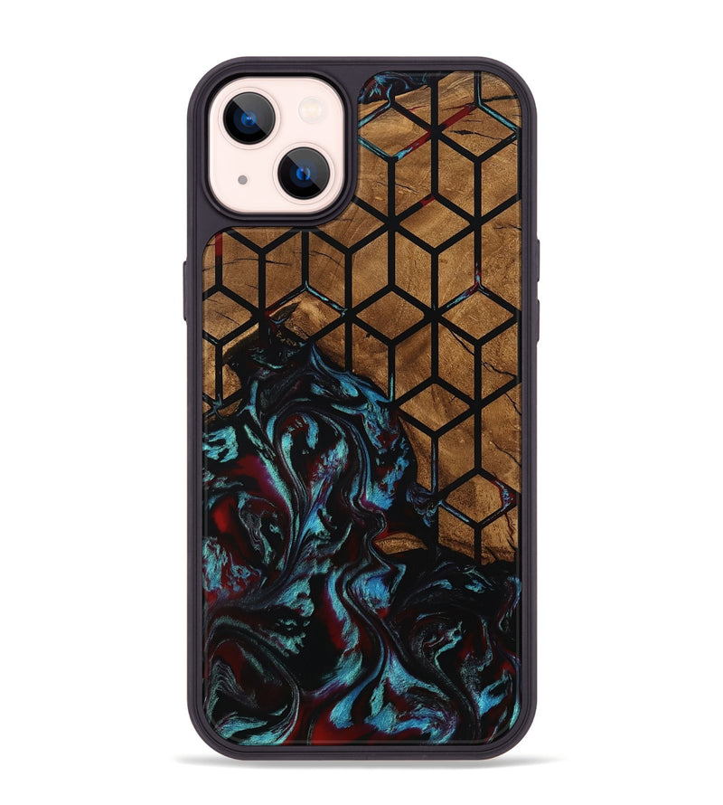 iPhone 14 Plus Wood Phone Case - Myrna (Pattern, 801341)