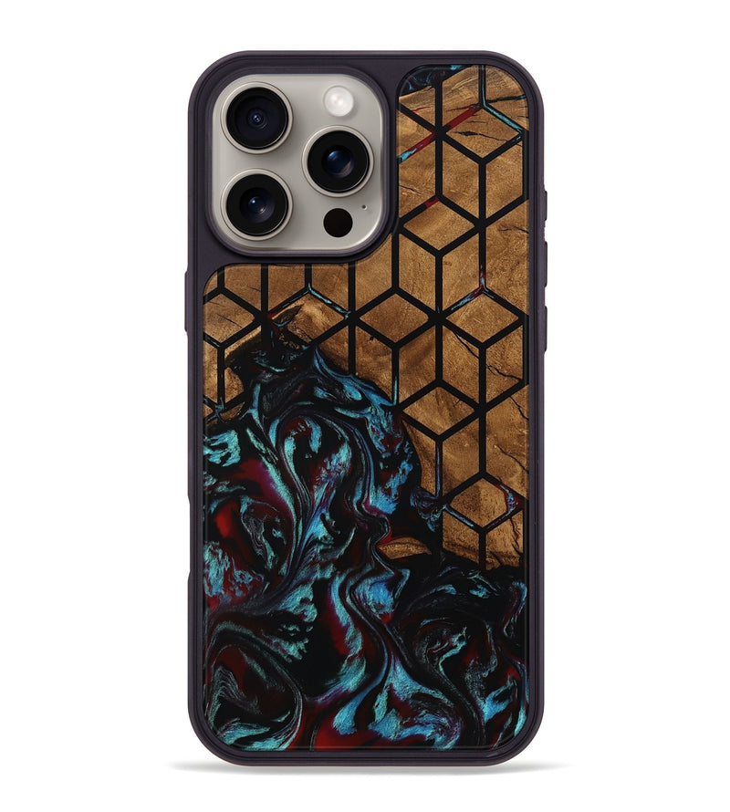 iPhone 16 Pro Max Wood Phone Case - Myrna (Pattern, 801341)