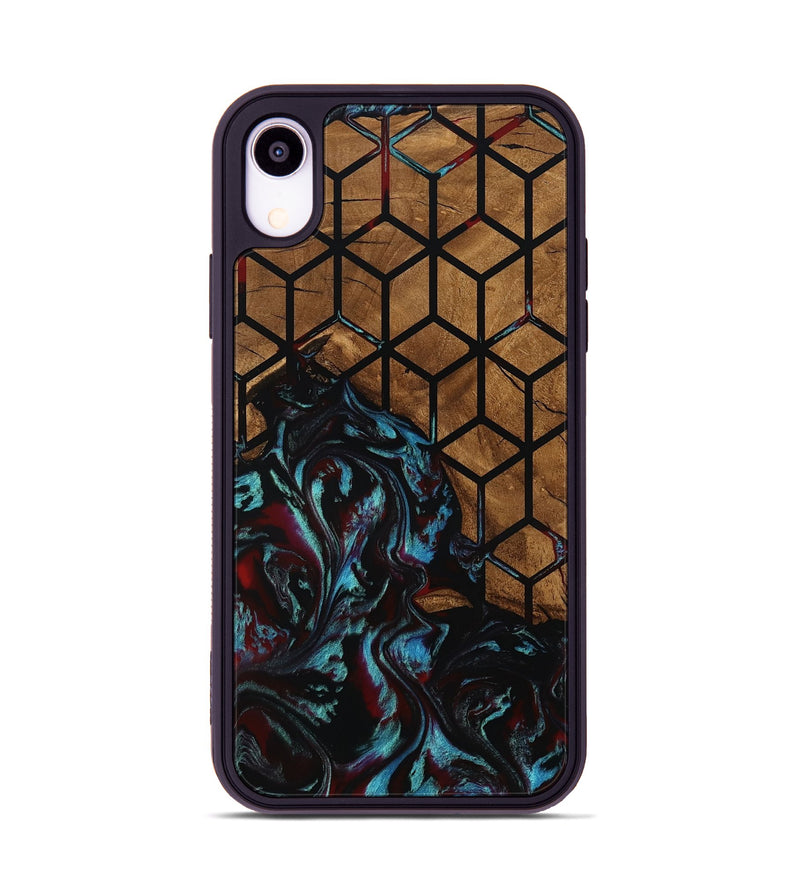 iPhone Xr Wood Phone Case - Myrna (Pattern, 801341)