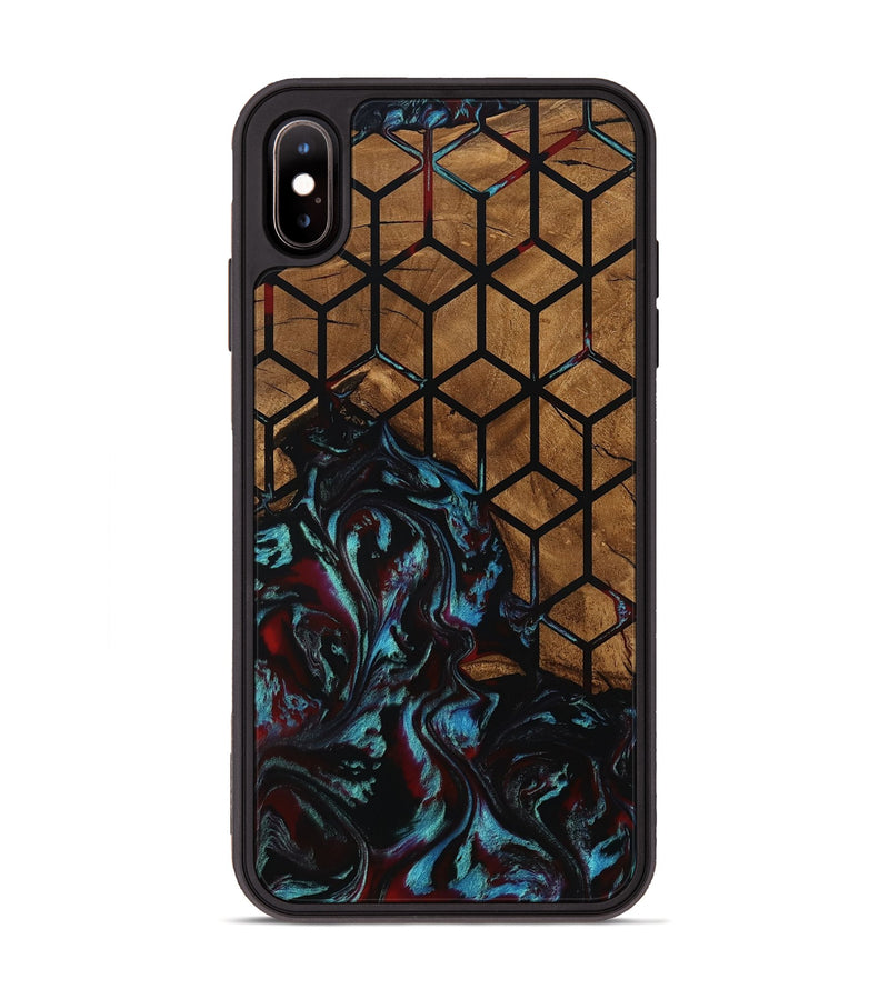 iPhone Xs Max Wood Phone Case - Myrna (Pattern, 801341)
