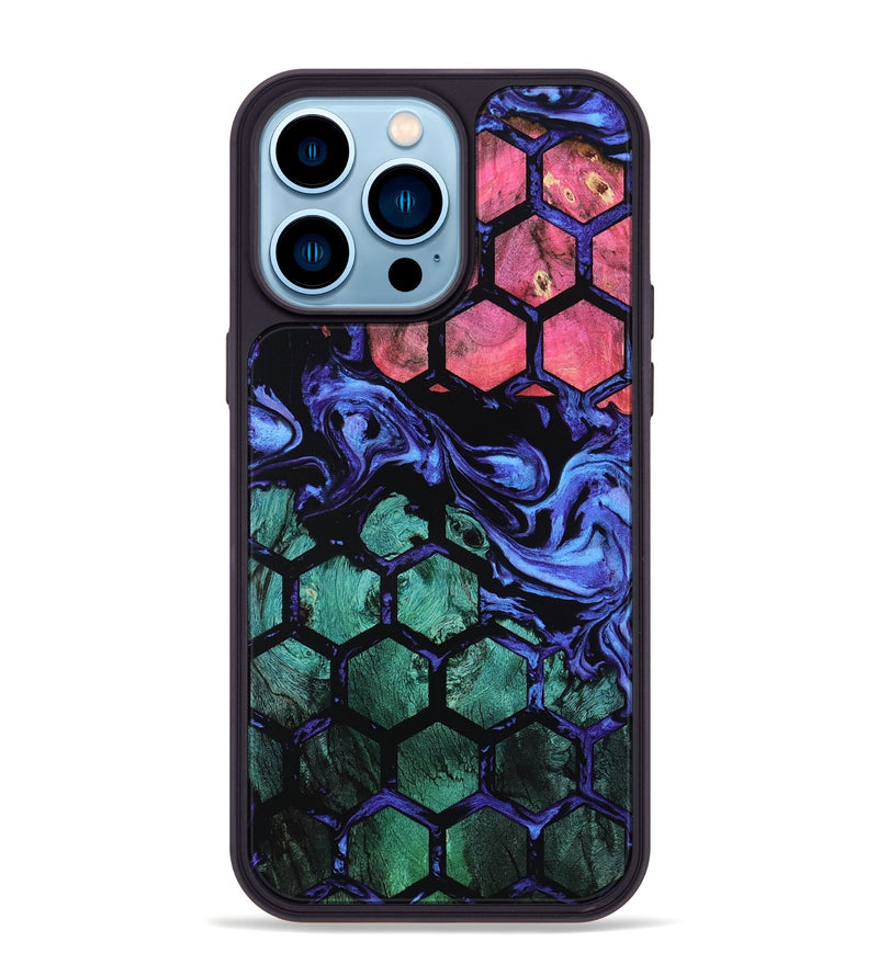 iPhone 14 Pro Max Wood Phone Case - Rikki (Pattern, 801342)