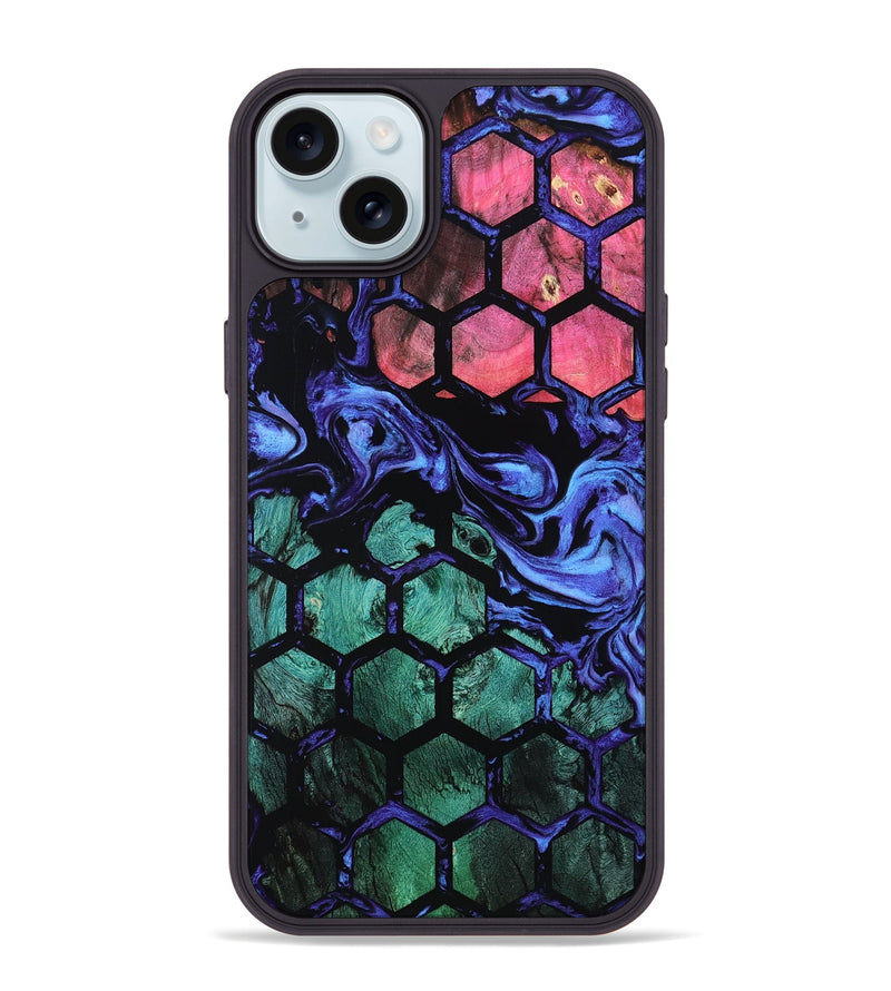 iPhone 15 Plus Wood Phone Case - Rikki (Pattern, 801342)