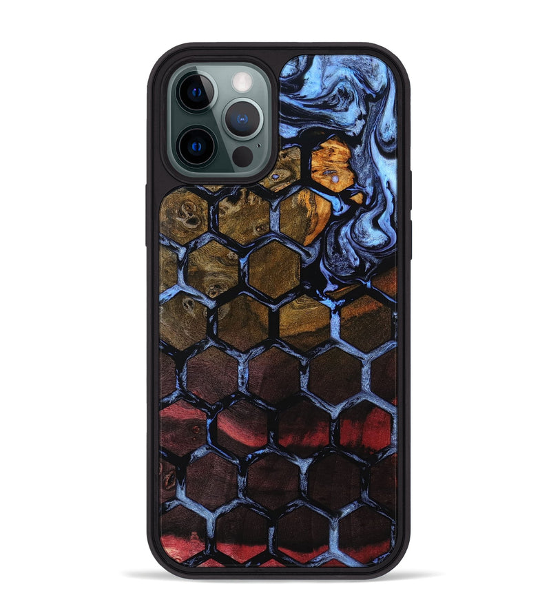 iPhone 12 Pro Max Wood Phone Case - Osman (Pattern, 801343)