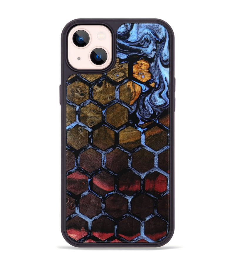 iPhone 14 Plus Wood Phone Case - Osman (Pattern, 801343)