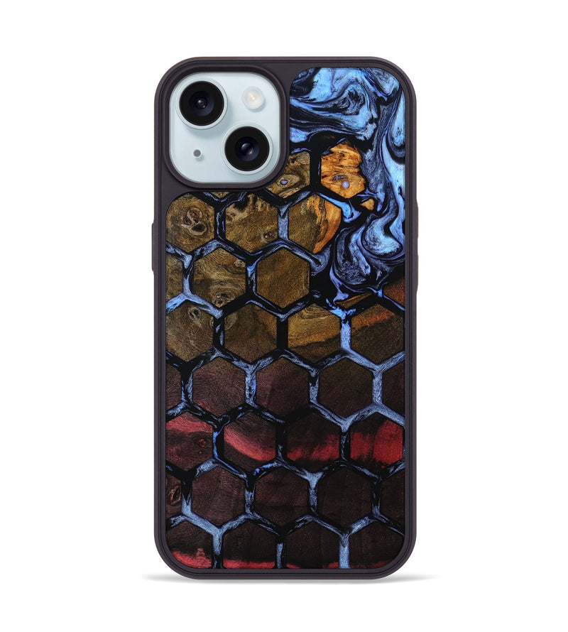 iPhone 15 Wood Phone Case - Osman (Pattern, 801343)