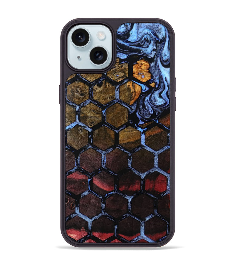 iPhone 15 Plus Wood Phone Case - Osman (Pattern, 801343)