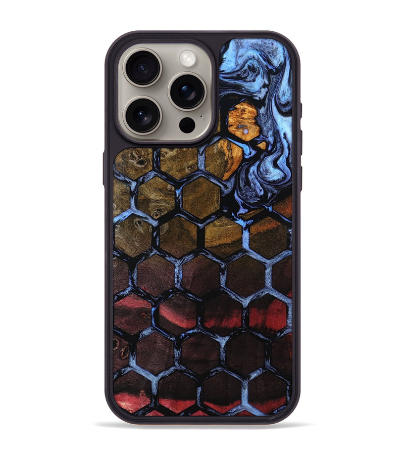 iPhone 15 Pro Max Wood Phone Case - Osman (Pattern, 801343)