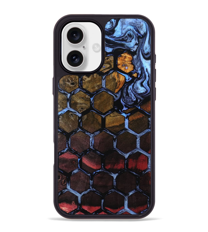 iPhone 16 Plus Wood Phone Case - Osman (Pattern, 801343)