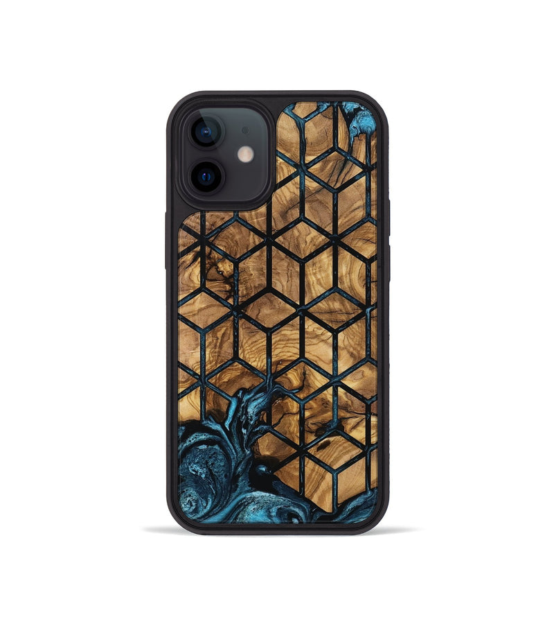 iPhone 12 mini Wood Phone Case - Luvenia (Pattern, 801344)