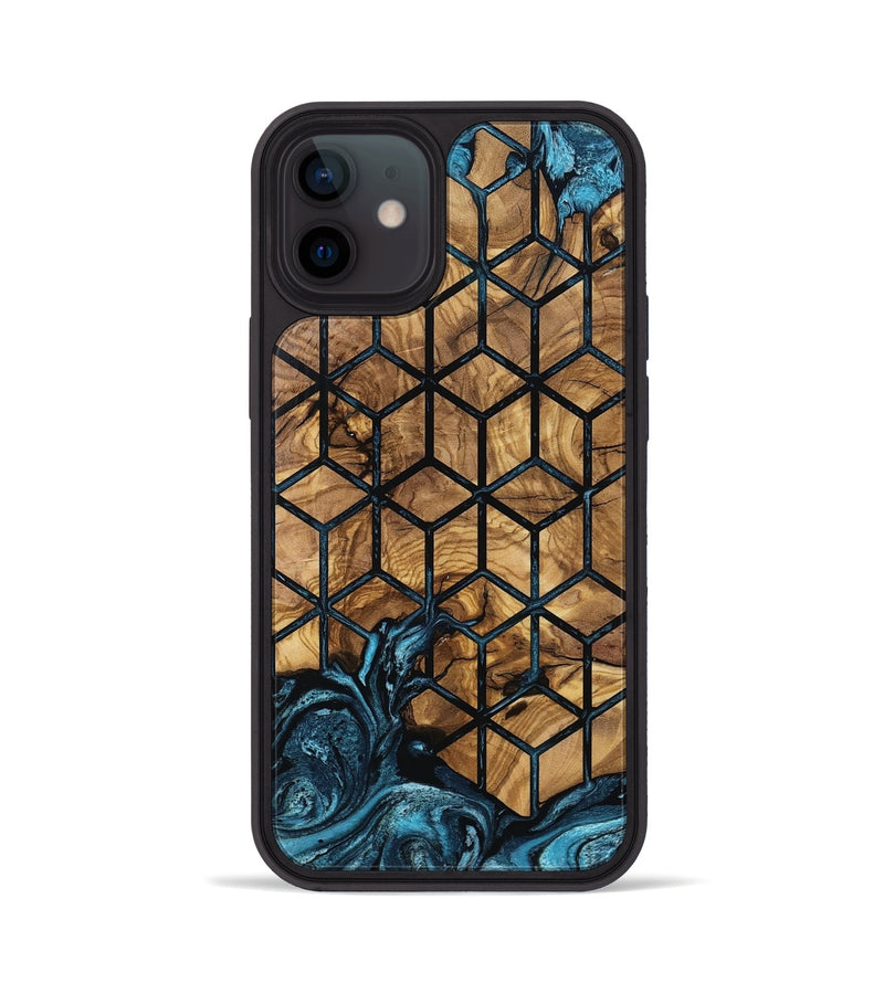 iPhone 12 Wood Phone Case - Luvenia (Pattern, 801344)