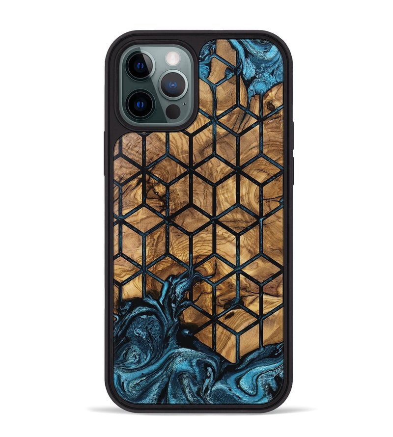 iPhone 12 Pro Max Wood Phone Case - Luvenia (Pattern, 801344)