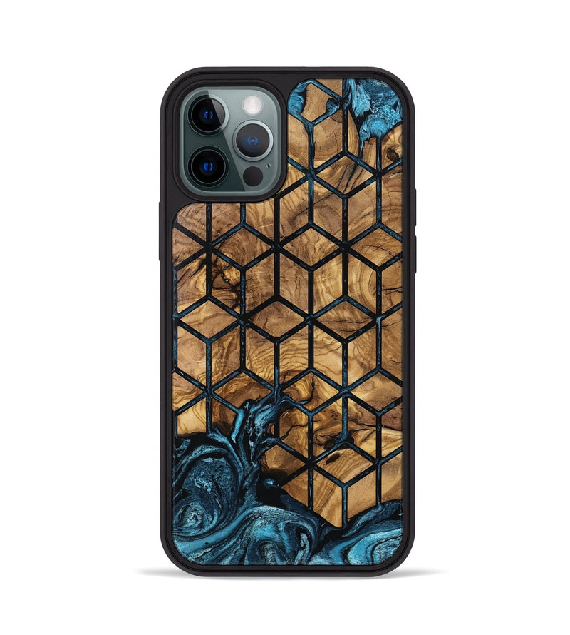 iPhone 12 Pro Wood Phone Case - Luvenia (Pattern, 801344)