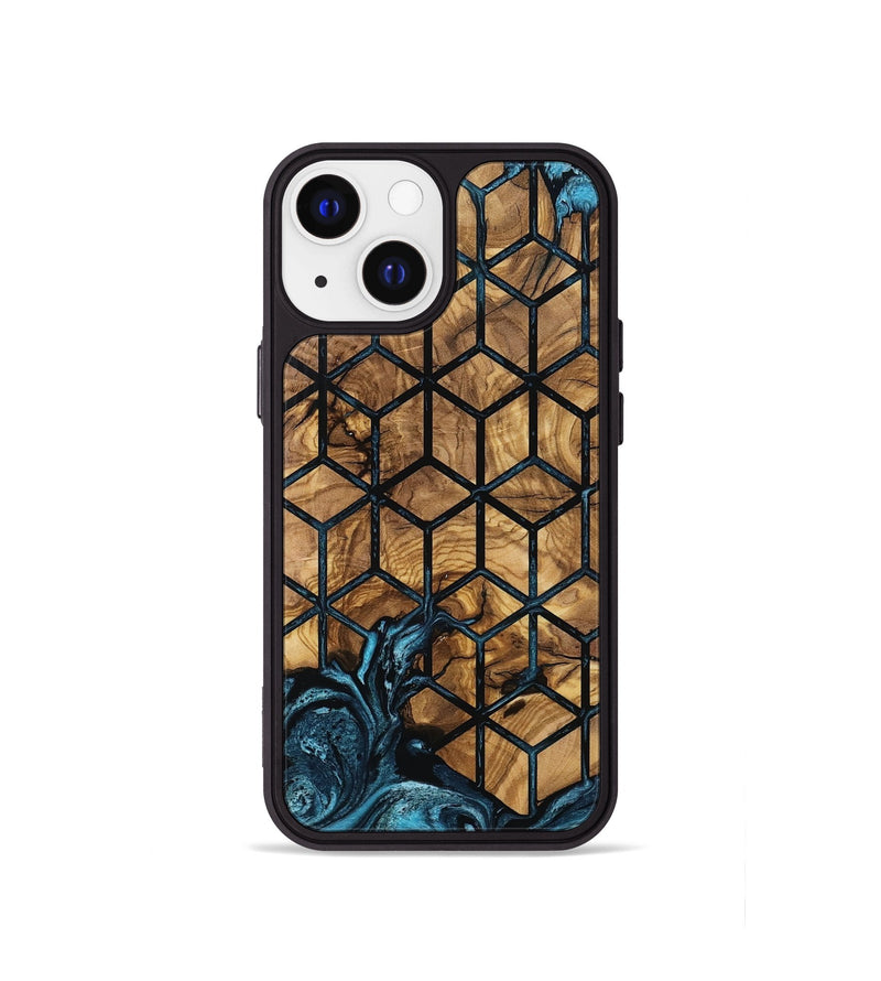 iPhone 13 mini Wood Phone Case - Luvenia (Pattern, 801344)