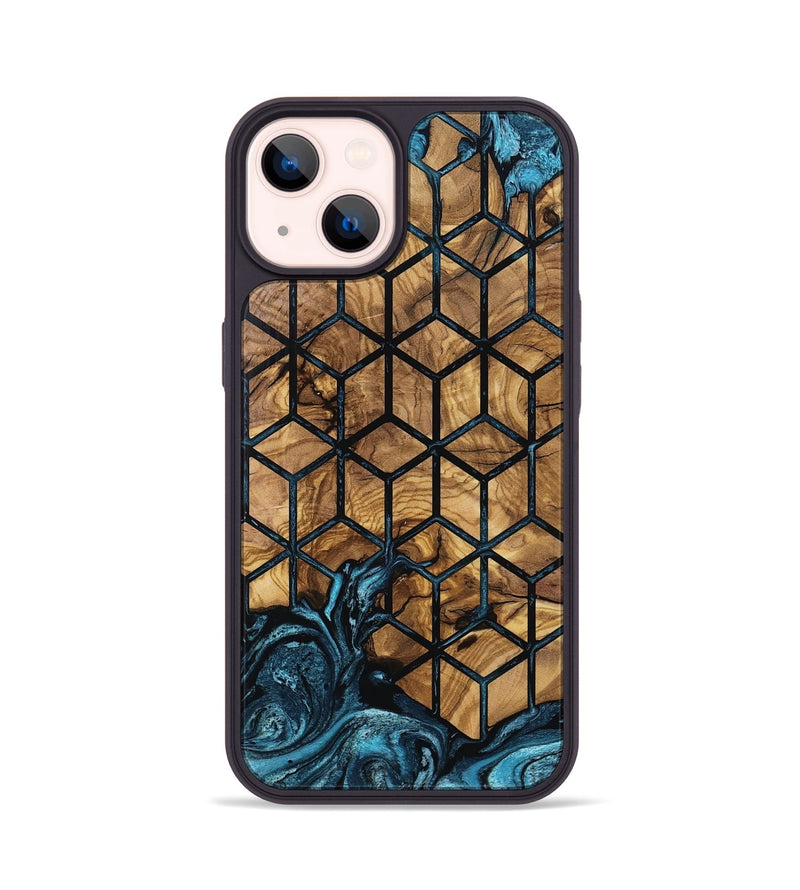 iPhone 14 Wood Phone Case - Luvenia (Pattern, 801344)
