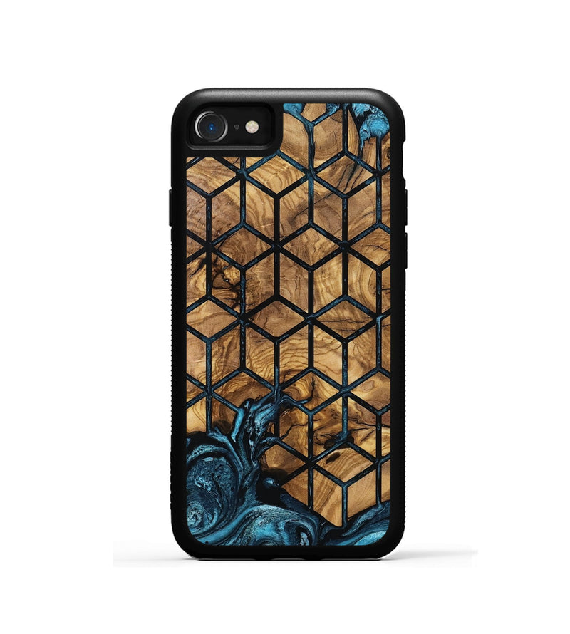 iPhone SE Wood Phone Case - Luvenia (Pattern, 801344)