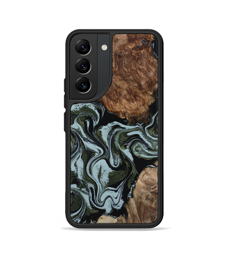 Galaxy S22 Wood Phone Case - Jed (Green, 801345)