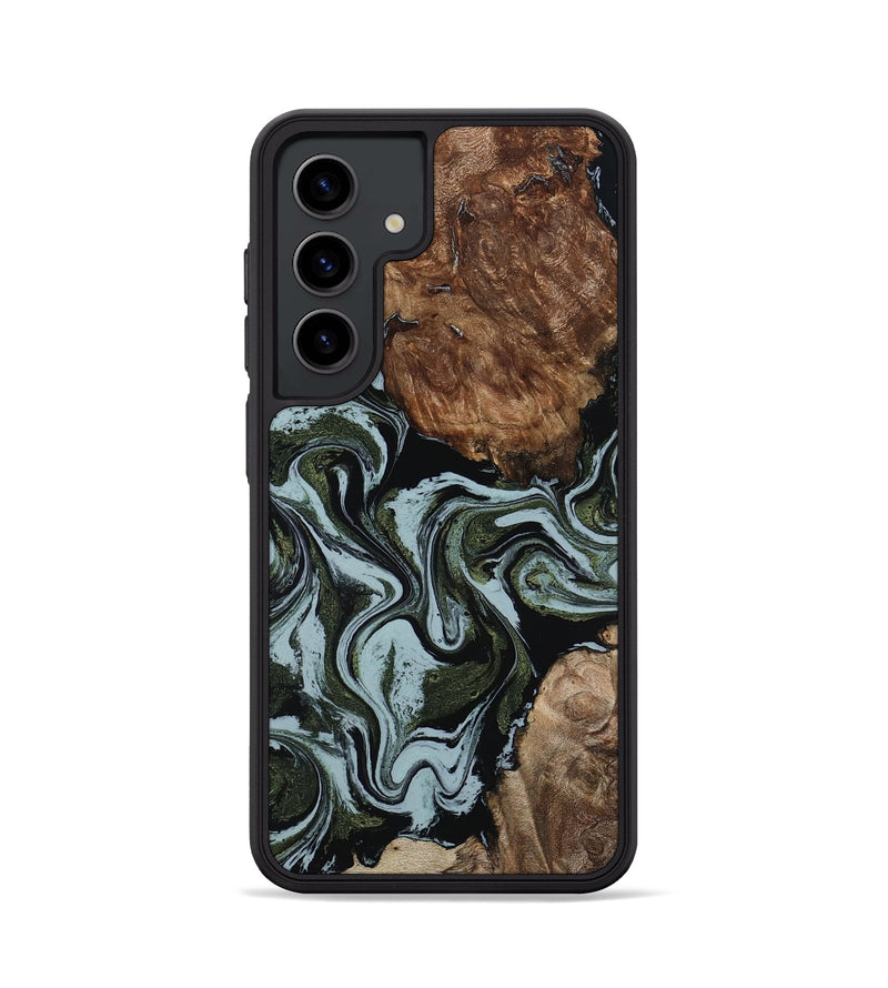 Galaxy S24 Wood Phone Case - Jed (Green, 801345)
