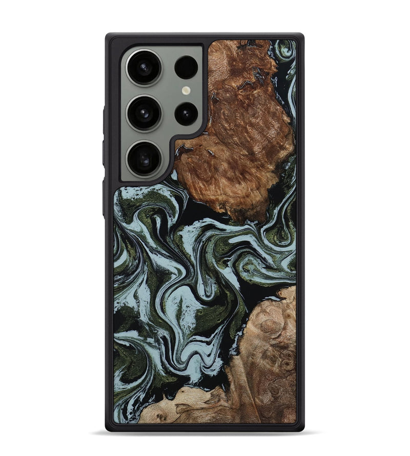 Galaxy S24 Ultra Wood Phone Case - Jed (Green, 801345)