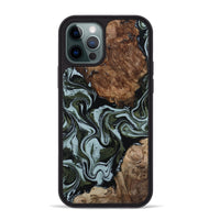 iPhone 12 Pro Max Wood Phone Case - Jed (Green, 801345)