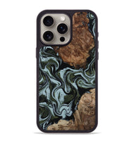 iPhone 15 Pro Max Wood Phone Case - Jed (Green, 801345)