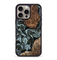 iPhone 16 Pro Max Wood Phone Case - Jed (Green, 801345)