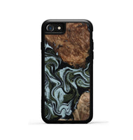 iPhone SE Wood Phone Case - Jed (Green, 801345)