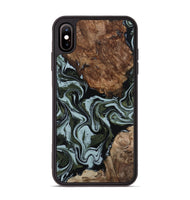 iPhone Xs Max Wood Phone Case - Jed (Green, 801345)