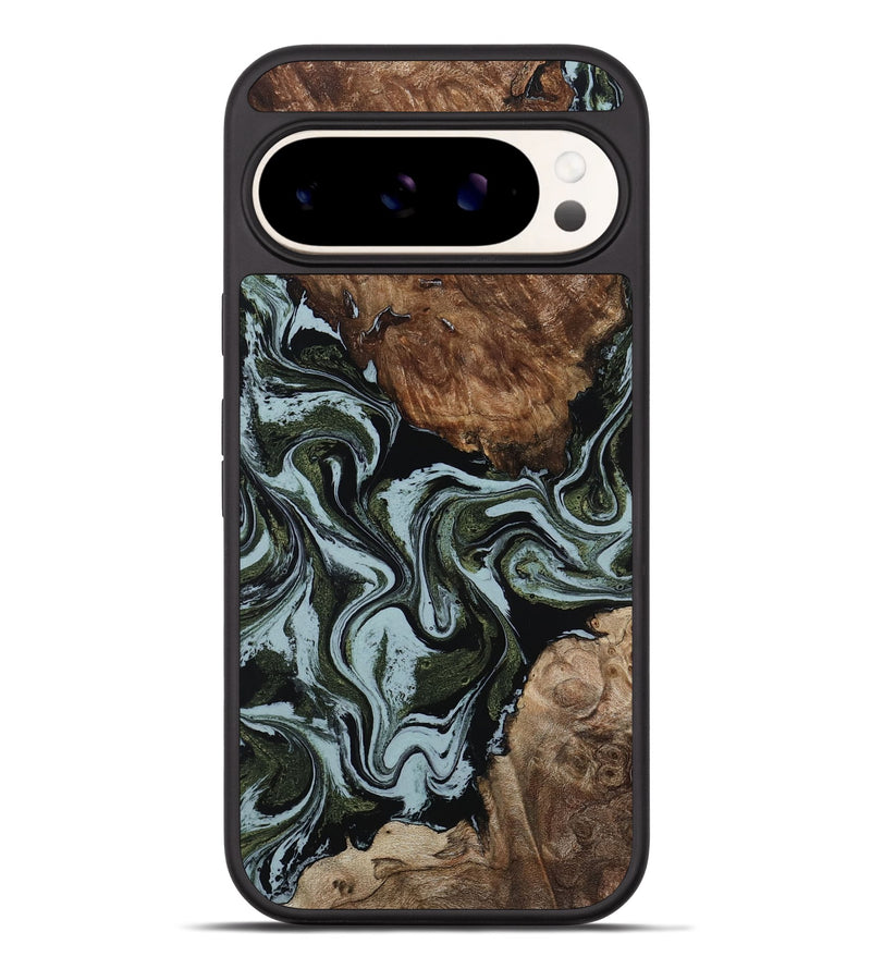 Pixel 9 Pro XL Wood Phone Case - Jed (Green, 801345)